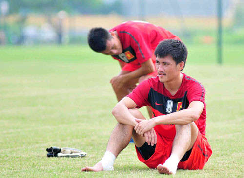 Một số hình ảnh ĐT Việt Nam luyện tập trên sân Mỹ Đình. Một số hình ảnh ĐT Việt Nam luyện tập trên sân Mỹ Đình.