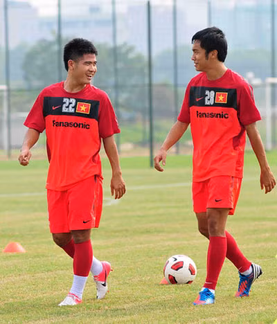 Một số hình ảnh ĐT Việt Nam luyện tập trên sân Mỹ Đình.