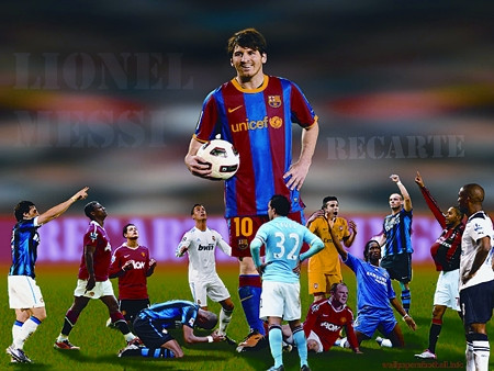 Ngôi sao người Argentina xứng đáng là cầu thủ số 1 thế giới hiện nay. Tất cả các ngôi sao khác đều phải ngước nhìn, bởi cái bóng mang tên Lionel Messi quá lớn và cũng quá khó để vượt qua. Ngôi sao người Argentina xứng đáng là cầu thủ số 1 thế giới hiện nay. Tất cả các ngôi sao khác đều phải ngước nhìn, bởi cái bóng mang tên Lionel Messi quá lớn và cũng quá khó để vượt qua.