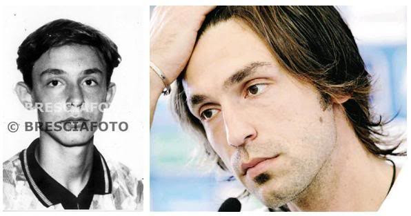 Pirlo hồi bé tai to quá. Pirlo hồi bé tai to quá.