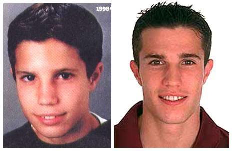 Van Persie không khác mấy so với lúc nhỏ. Van Persie không khác mấy so với lúc nhỏ.