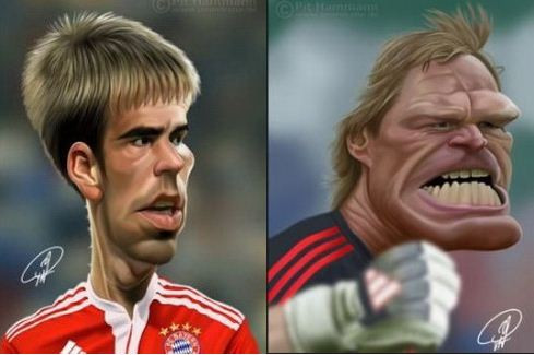 Philipp Lahm- Oliver Kahn Philipp Lahm- Oliver Kahn