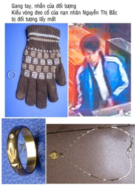 Ảnh hung thủ và tang vật của vụ án (Ảnh do công an cung cấp) Ảnh hung thủ và tang vật của vụ án (Ảnh do công an cung cấp)