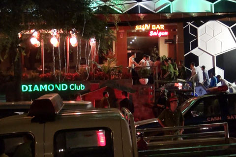 Diamond club nơi cảnh sát ập vào. Ảnh: Quốc Thắng. Diamond club nơi cảnh sát ập vào. Ảnh: Quốc Thắng.