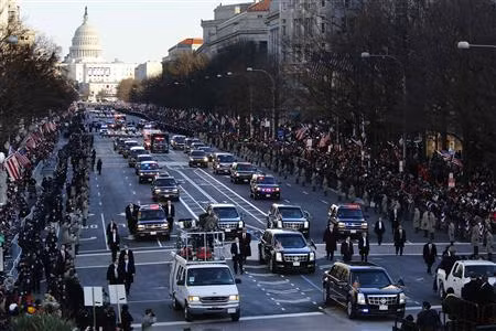 Những hình ảnh đẹp nhất trong lễ nhậm chức của Obama