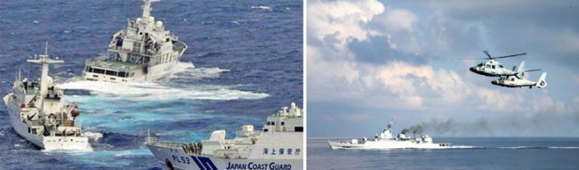 Căng thẳng ở Hoa Đông đang chuyển từ đấu khẩu sang đối đầu quân sự Căng thẳng ở Hoa Đông đang chuyển từ đấu khẩu sang đối đầu quân sự