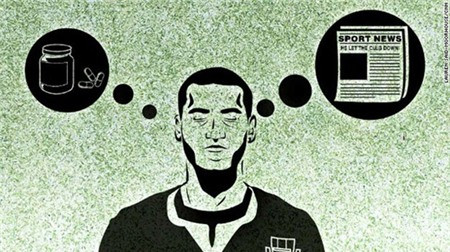 Vì quá lưu tâm đến những gì báo giới viết, cầu thủ thường tìm đến thuốc an thần