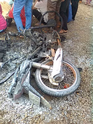 Hiện trường vụ tai nạn