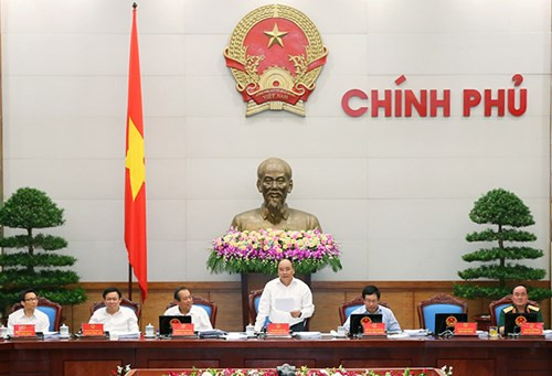 Thủ tướng Nguyễn Xuân Phúc chủ trì cuộc họp chuyên đề xây dựng phát luật. Ảnh: VGP/Quang Hiếu. Thủ tướng Nguyễn Xuân Phúc chủ trì cuộc họp chuyên đề xây dựng phát luật. Ảnh: VGP/Quang Hiếu.