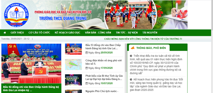 Trường trung học cơ sở Quang Trung có nhiều sai phạm liên quan đến các khoản thu của Ban đại diện cha mẹ học sinh. Ảnh: MT Trường trung học cơ sở Quang Trung có nhiều sai phạm liên quan đến các khoản thu của Ban đại diện cha mẹ học sinh. Ảnh: MT