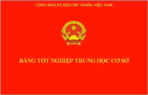 Bằng tốt nghiệp Trung học cơ sở do trưởng phòng Giáo dục và Đào tạo cấp (Ảnh minh họa trên Giáo dục thời đại)
