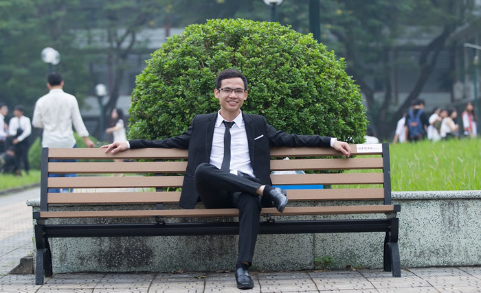 Nguyễn Hữu Hoàng – thủ khoa hệ đào tạo kỹ sư (Đại học Bách khoa Hà Nội) với điểm trung bình tích lũy đạt 3.81 (Ảnh nhân vật cung cấp)