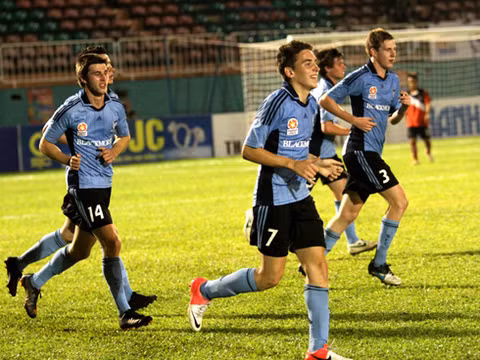 U21 Sydney lội ngược dòng ngoạn mục trước U21 Lào.