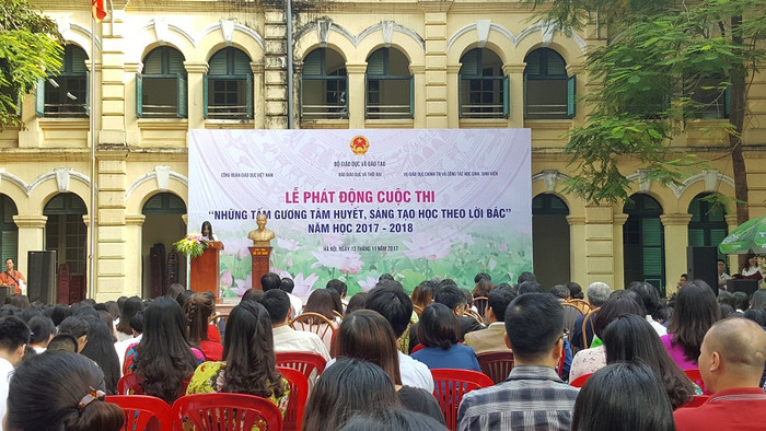 Chính thức phát động cuộc thi “Những tấm gương tâm huyết, sáng tạo học theo lời Bác" (Ảnh: Thùy Linh)