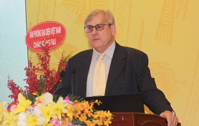 Ông Phillippe Bergeon – trưởng văn phòng đại diện Tập đoàn F&amp;U (Ảnh: Thùy Linh)