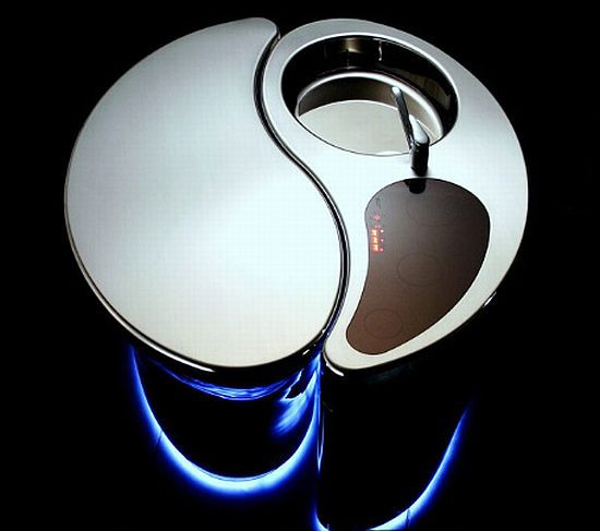 Bếp Isola S sang trọng Nấu nướng và rửa bát là hai công việc không thể giữ chân người đàn ông trong bếp. Tuy nhiên, căn bếp Toyo Kitchen’s Isola S với phong cách thiết kế thời trang và ngăn nắp chắc chắn sẽ làm thay đổi suy nghĩ của các đấng mày râu đối với công việc bếp núc. Ngoài các tính năng như ba vòng nấu cảm biến nhiệt, một bồn rửa tròn, ngăn kéo phía dưới rất thanh lịch dùng để cất dụng cụ bếp, Isola S còn là lựa chọn hàng đầu thay thế những không gian bếp chật hẹp. Người sử dụng có thể thay đổi căn bếp phù hợp với không gian bằng cách chuyển nó thành chiếc bàn ăn hoặc một bàn bar sau khi đã hoàn tất công việc nấu nướng. Bếp Isola S sang trọng Nấu nướng và rửa bát là hai công việc không thể giữ chân người đàn ông trong bếp. Tuy nhiên, căn bếp Toyo Kitchen’s Isola S với phong cách thiết kế thời trang và ngăn nắp chắc chắn sẽ làm thay đổi suy nghĩ của các đấng mày râu đối với công việc bếp núc. Ngoài các tính năng như ba vòng nấu cảm biến nhiệt, một bồn rửa tròn, ngăn kéo phía dưới rất thanh lịch dùng để cất dụng cụ bếp, Isola S còn là lựa chọn hàng đầu thay thế những không gian bếp chật hẹp. Người sử dụng có thể thay đổi căn bếp phù hợp với không gian bằng cách chuyển nó thành chiếc bàn ăn hoặc một bàn bar sau khi đã hoàn tất công việc nấu nướng.