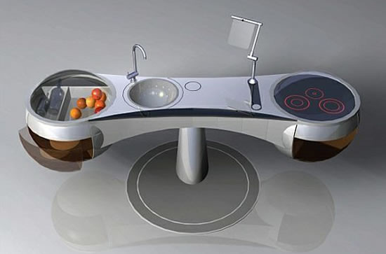 Fruit of Life Fruit of Life là mô hình mở, cho phép người dùng "tạo" các tư thế, vị trí đứng tiện lợi do có thể quay tròn một cách dễ dàng. Đây là một tổ hợp bếp hiện đại bao gồm tủ lạnh, bếp nấu, chậu rửa, hệ thống cung cấp nhiên liệu, nước và internet. Fruit of Life có thiết kế cân đối, được mô tả như một cân đĩa với 2 đĩa cân 2 bên, đó là nơi được thiết kế để cất trữ bảo quản thực phẩm và đun nấu Khi thao tác với mô hình anày, đầu bếp không hề bị tách biệt khỏi thế giới xung quanh bởi họ vẫn có thể kết nối internet, trò chuyện với bạn bè thậm chí tham khảo những công thức nấu nướng trực tuyến của “đầu bếp ảo” thông qua một màn hình LCD được kết nối với một máy tính nhỏ. Màn hình LCD này còn có chức năng ghi nhật ký, lưu lại các hoạt động của bạn tại căn bếp từ tuần trước, tháng trước hoặc sẽ thông báo những thực phẩm nào có lợi hoặc hại cho sức khỏe đã được sử dụng,… Fruit of Life Fruit of Life là mô hình mở, cho phép người dùng "tạo" các tư thế, vị trí đứng tiện lợi do có thể quay tròn một cách dễ dàng. Đây là một tổ hợp bếp hiện đại bao gồm tủ lạnh, bếp nấu, chậu rửa, hệ thống cung cấp nhiên liệu, nước và internet. Fruit of Life có thiết kế cân đối, được mô tả như một cân đĩa với 2 đĩa cân 2 bên, đó là nơi được thiết kế để cất trữ bảo quản thực phẩm và đun nấu Khi thao tác với mô hình anày, đầu bếp không hề bị tách biệt khỏi thế giới xung quanh bởi họ vẫn có thể kết nối internet, trò chuyện với bạn bè thậm chí tham khảo những công thức nấu nướng trực tuyến của “đầu bếp ảo” thông qua một màn hình LCD được kết nối với một máy tính nhỏ. Màn hình LCD này còn có chức năng ghi nhật ký, lưu lại các hoạt động của bạn tại căn bếp từ tuần trước, tháng trước hoặc sẽ thông báo những thực phẩm nào có lợi hoặc hại cho sức khỏe đã được sử dụng,…