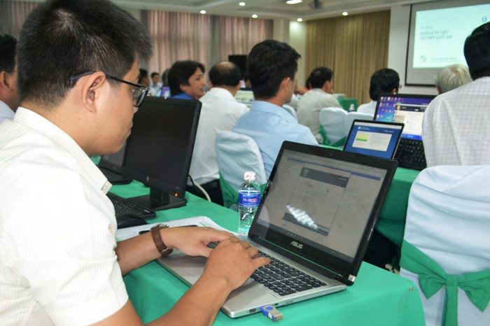 Các trường đại học khu vực phía Nam chạy thử phần mềm xét tuyển, lọc ảo. Ảnh: TT