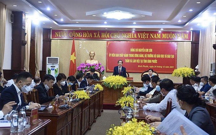 Quang cảnh cuộc làm việc (ảnh: moet.gov.vn) Quang cảnh cuộc làm việc (ảnh: moet.gov.vn)