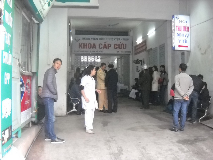 Bệnh viện nơi nạn nhân đang được cấp cứu. Bệnh viện nơi nạn nhân đang được cấp cứu.