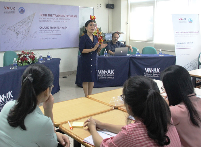 Đà Nẵng trang bị kỹ năng đào tạo, giảng dạy khởi nghiệp trong nhà trường cho các giáo viên. Ảnh: TT Đà Nẵng trang bị kỹ năng đào tạo, giảng dạy khởi nghiệp trong nhà trường cho các giáo viên. Ảnh: TT