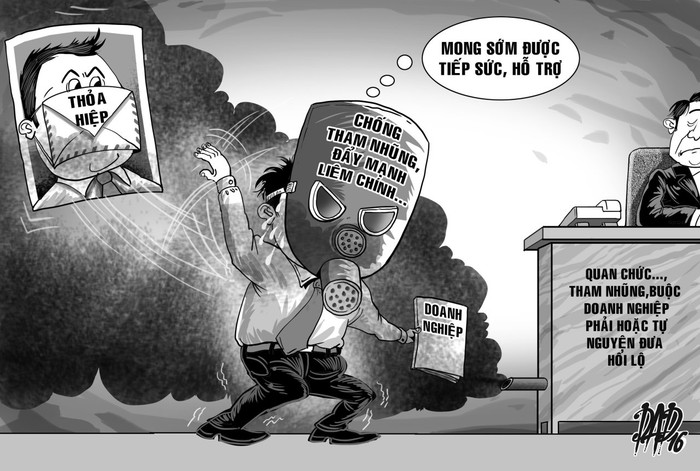 Doanh nghiệp phải chi khoản phí không chính thức quá nhiều - ảnh minh họa/ nguồn Tuổi trẻ Doanh nghiệp phải chi khoản phí không chính thức quá nhiều - ảnh minh họa/ nguồn Tuổi trẻ