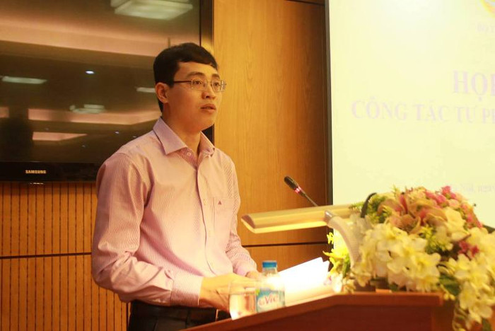 Ông Đỗ Đức Hiển - Chánh văn phòng Bộ Tư pháp (ảnh Trinh Phúc).