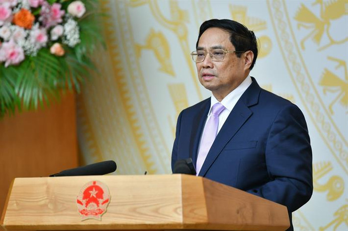 Thủ tướng Phạm Minh Chính phát biểu tại cuộc gặp gỡ