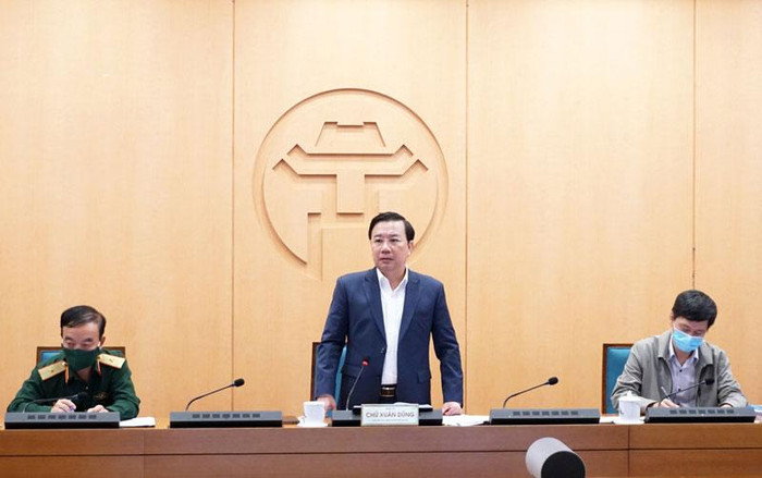 Phó Chủ tịch Ủy ban nhân dân thành phố Chử Xuân Dũng phát biểu (ảnh: Hà Nội mới) Phó Chủ tịch Ủy ban nhân dân thành phố Chử Xuân Dũng phát biểu (ảnh: Hà Nội mới)