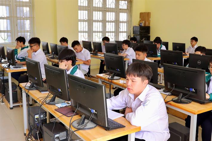 Học sinh trường THPT Ngô Sĩ Liên, Bắc Giang tham gia khảo sát chính thức PISA 2025 1.jpg
