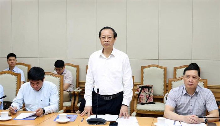 Thứ trưởng Thường trực Bộ GDĐT Phạm Ngọc Thưởng phát biểu tại buổi làm việc 2.jpg