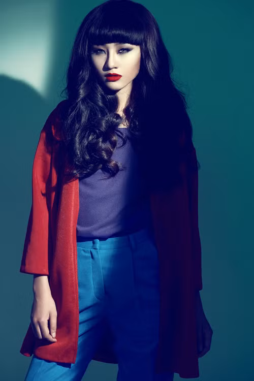 Để được mời làm người mẫu trong bộ sưu tập thời trang mới nhất của nhà thiết kế Đỗ Mạnh Cường, Á quân Vietnam's Next Top Model - Trà My đã phải giảm 5 kg.