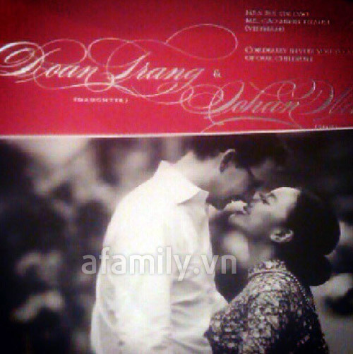 Để chuẩn bị cho đám cưới diễn ra vào ngày 30/7 tới, thiệp hồng của Đoan Trang đã được gửi tận tay đến bạn bè.