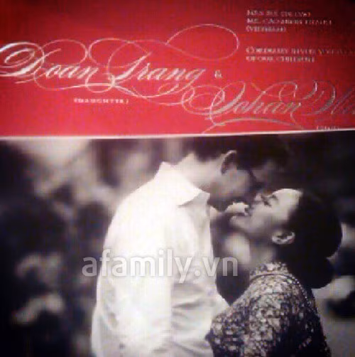 Để chuẩn bị cho đám cưới diễn ra vào ngày 30/7 tới, thiệp hồng của Đoan Trang đã được gửi tận tay đến bạn bè.