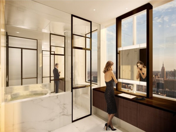 Phòng tắm cũng được thiết kế đặc biệt với những buồng nhỏ riêng biệt, từ sàn cho đến bồn tắm đều được làm từ đá cẩm thạch trắng vô cùng xa xỉ. Phòng tắm cũng được thiết kế đặc biệt với những buồng nhỏ riêng biệt, từ sàn cho đến bồn tắm đều được làm từ đá cẩm thạch trắng vô cùng xa xỉ.