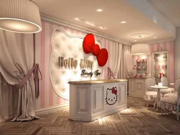 Nằm ở trung tâm thị trấn Jumeirah của Dubai giàu có, khu spa Hello Kitty vừa được mở cửa vào tháng trước nhưng đã được mệnh danh là khu spa đáng yêu nhất thế giới.