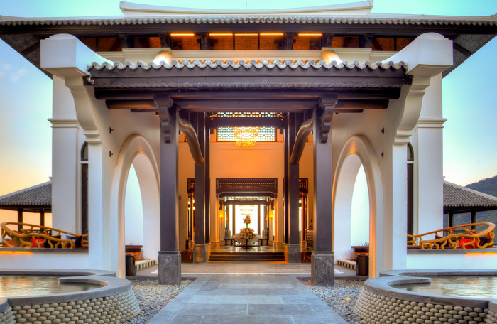 Một góc kiến trúc tại InterContinental Danang Sun Peninsula Resort