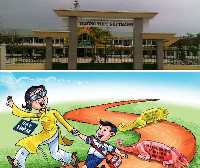 Trong năm học 2017-2018 đã xảy ra việc một học sinh trường trung học phổ thông Núi Thành (Quảng Nam) viết tâm thư "xin thầy cô đừng dạy thêm". Ảnh: giaoduc.net.vn Trong năm học 2017-2018 đã xảy ra việc một học sinh trường trung học phổ thông Núi Thành (Quảng Nam) viết tâm thư "xin thầy cô đừng dạy thêm". Ảnh: giaoduc.net.vn