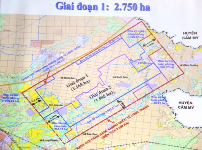 Phối cảnh toàn bộ Dự án CHKQT Long Thành - ảnh nguồn Cổng thông tin điện tử Bộ Giao thông vận tải