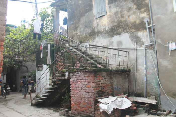 Khu nhà tập thể H36 (Xuân La, Tây Hồ, Hà Nội) tiềm ẩn nguy cơ đổ sập