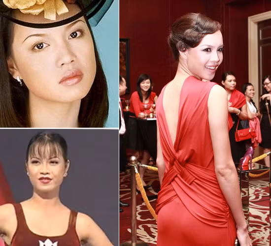 Cho dù trước đây gương mặt Ngọc Oanh cũng được đầu tư trang điểm nhưng trông vẫn rất ngố so với hiện tại