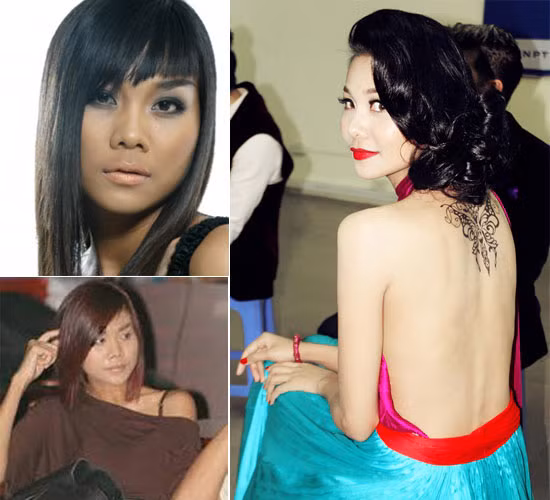 Thanh Hằng hiện là một trong những kiều nữ nóng bỏng của showbiz Việt nhưng ai cũng biết rằng trước đây cô cũng trải qua thuở 'hai lúa'