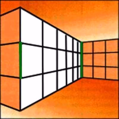 Thanh màu xanh nào dài hơn?