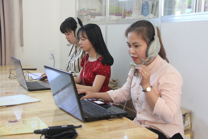 Ngoài các video thì những bài giảng được thu âm sẽ giúp học sinh nắm vững kiến thức trong suốt thời gian nghỉ học vì dịch bệnh. Ảnh: TT