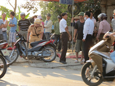 Hiện trường vụ tai nạn