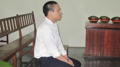 Bị cáo Bùi Hoàng Huy tại tòa Bị cáo Bùi Hoàng Huy tại tòa