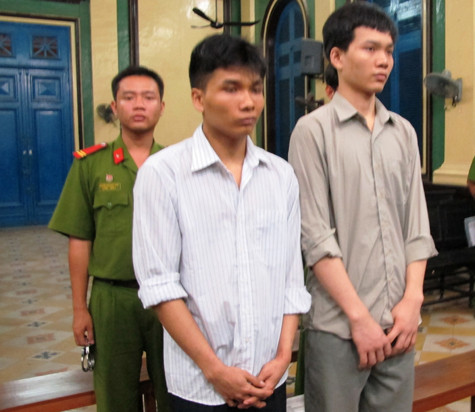 Các bị cáo tại tòa Các bị cáo tại tòa