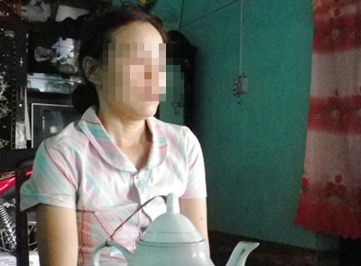 Chị Vân bức xúc kể lại sự việc. Chị Vân bức xúc kể lại sự việc.