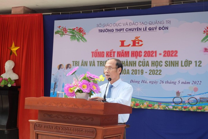 Thầy Nguyễn Hoài Nam, Hiệu trưởng Trường Trung học phổ thông chuyên Lê Quý Đôn. (Quảng Trị) (Ảnh: Fanpage nhà trường). Thầy Nguyễn Hoài Nam, Hiệu trưởng Trường Trung học phổ thông chuyên Lê Quý Đôn. (Quảng Trị) (Ảnh: Fanpage nhà trường).