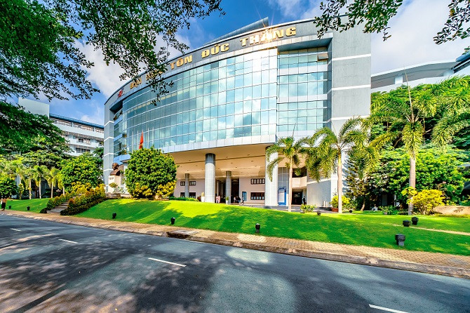 Khuôn viên trường Đại học Tôn Đức Thắng (Ảnh: tdt.edu.vn)